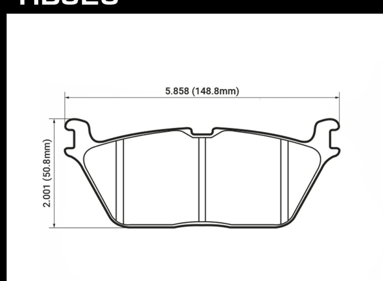 Колодки тормозные HB923Y.706 HAWK LTS задние RAM 1500 2019->