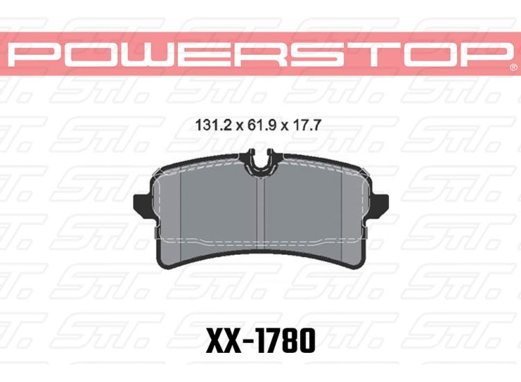 Колодки тормозные 26-1780 PowerStop Z26 задние Porsche Macan Turbo