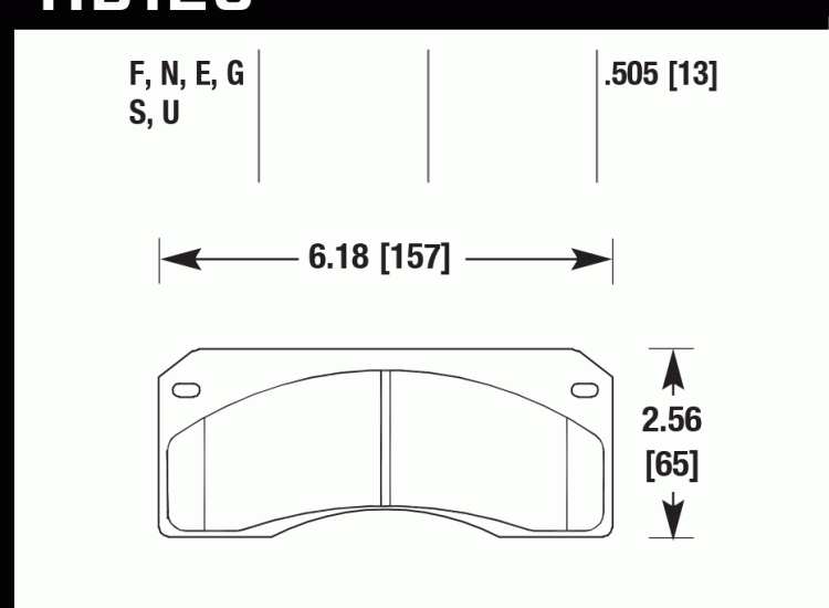 Колодки тормозные HB128D.505 HAWK ER-1