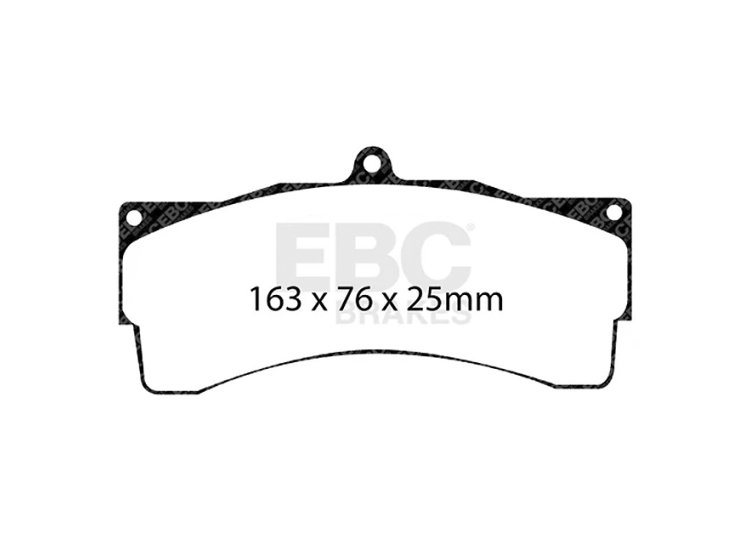 Колодки тормозные DP8033RP1 EBC RP-1 AP RACING AP Racing CP6230D54; CP9665D54; 25mm