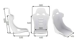Спортивный ковш с омологацией OMP RT (FIA 8855-1999)