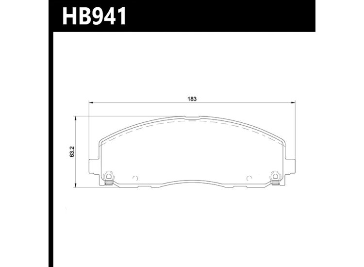 Колодки тормозные HB941Y.712 HAWK LTS передние Jeep Wrangler