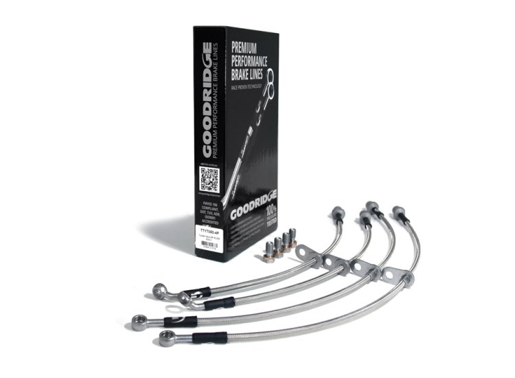 Армированные тормозные шланги Goodridge TTY7050-4P (4 шт.) Toyota Yaris GR RC/RZ 2020->  4шт.