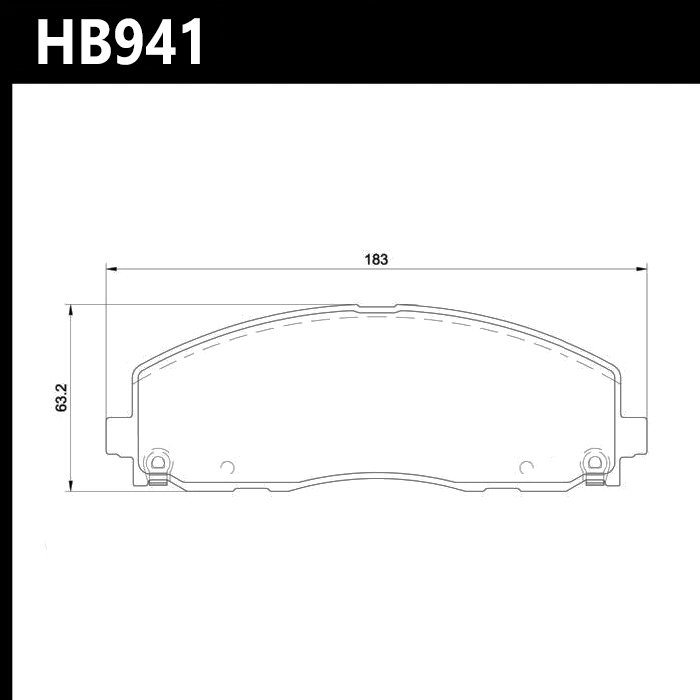 Колодки тормозные HB941Y.712 HAWK LTS передние Jeep Wrangler