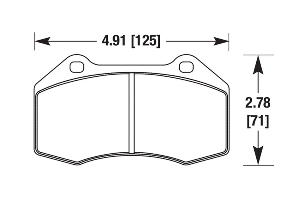 Колодки тормозные DP81539RP1 EBC RP-1 перед Brembo Renault Clio3 RS; FIAT 124 SPIDER; Mazda MX5 ND