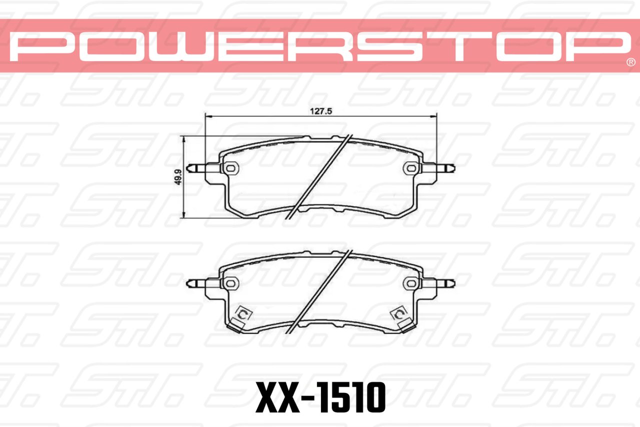 Колодки тормозные 26-1510 PowerStop Z26 задние Nissan Armada; INFINITI QX80