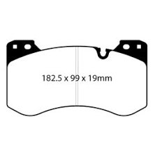 Колодки тормозные DP82454RPX EBC RP-X BMW передние M2 G87; M3 G80; M4 G82;