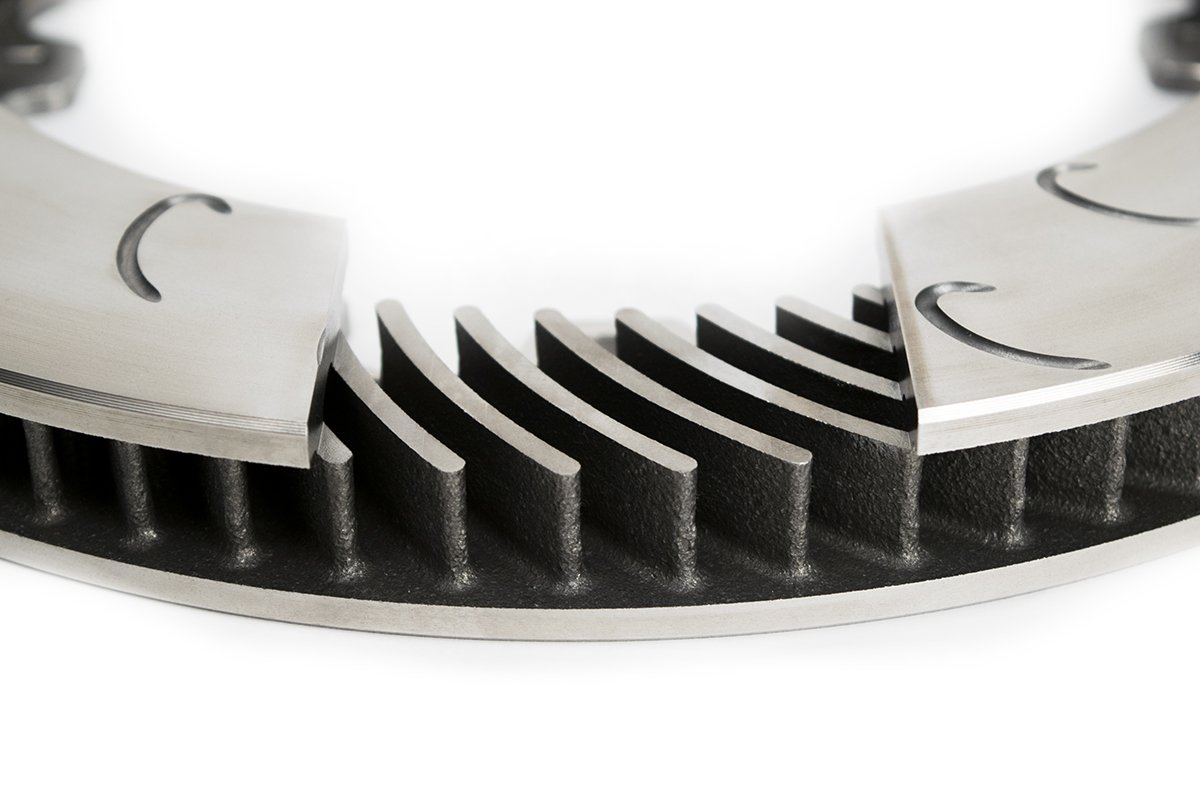 Ротор тормозного диска 372*34mm, AP Racing CP6084-103GA; высота полотна D=55mm; 84 ребра лев.