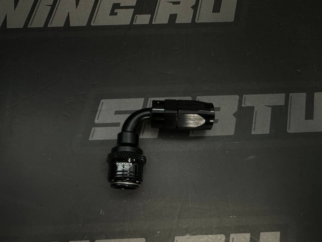 Фитинг AN6 90°, быстросъёмный под шланг AN, Easy-Release