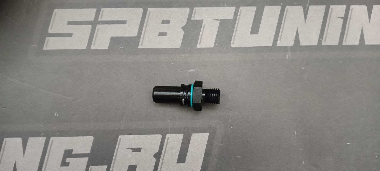 Фитинг AN8 - M12 x 1,5 mm прямой, быстросъёмный папа-папа , Easy-Release