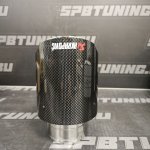 Насадка на глушитель Akrapovic style с карбоном 63мм, 101мм