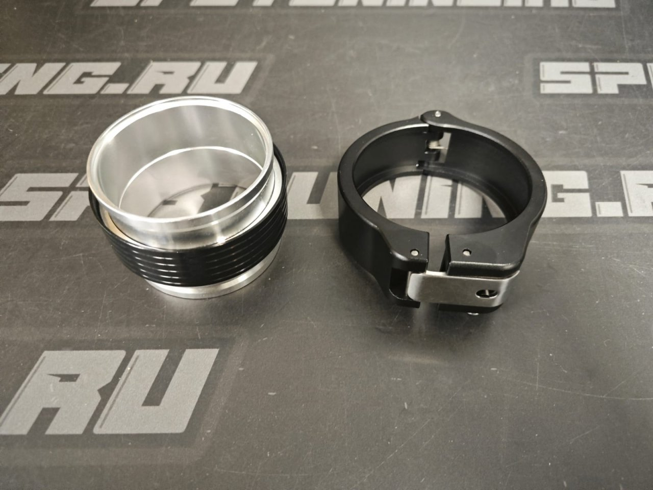 Хомут V-Band (HD Clamp) 89мм (3,5") подвижный с защелкой