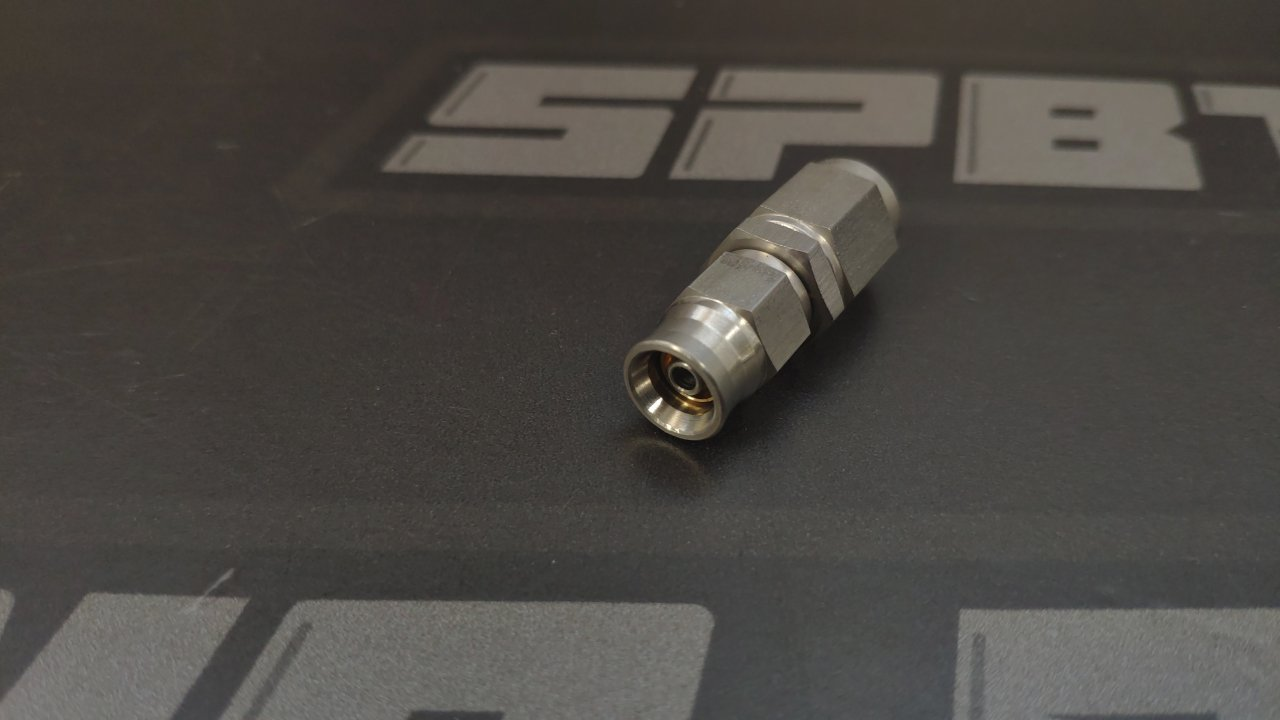 Фитинг AN4 под тефлоновый шланг, нерж