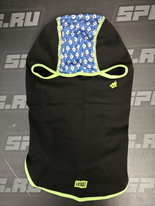 Подшлемник HOGO N1 "Respect", черный/синий, р-р M