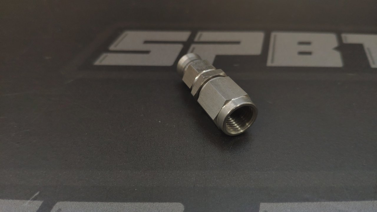 Фитинг AN4 под тефлоновый шланг, нерж