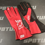 HOGO N2 перчатки для картинга, красный/зеленый неоновый, р-р M